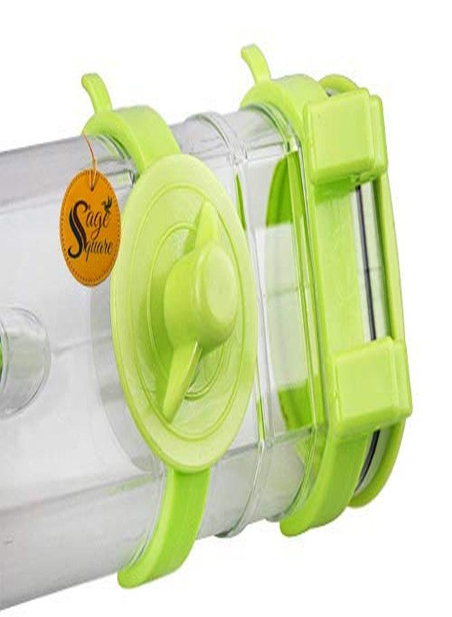 Sage Square 350ml Leak Proof Water Bottle for Hamster/Dwarf/Gerbil/Mice/Guinea Pig/Ferret/Rabbit (Green) (1 Piece) - Image 3